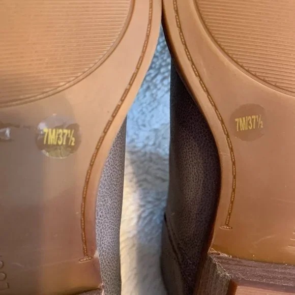 Gray Lucky Brand Booties Sz 7 M - Picture 10 of 11